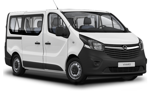 Alquiler Opel Vivaro furgoneta 6 Plazas