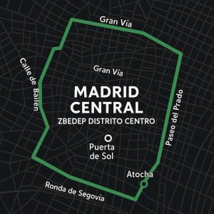 zona bajas emisiones madrid mapa zona bajas emisiones madrid mapa